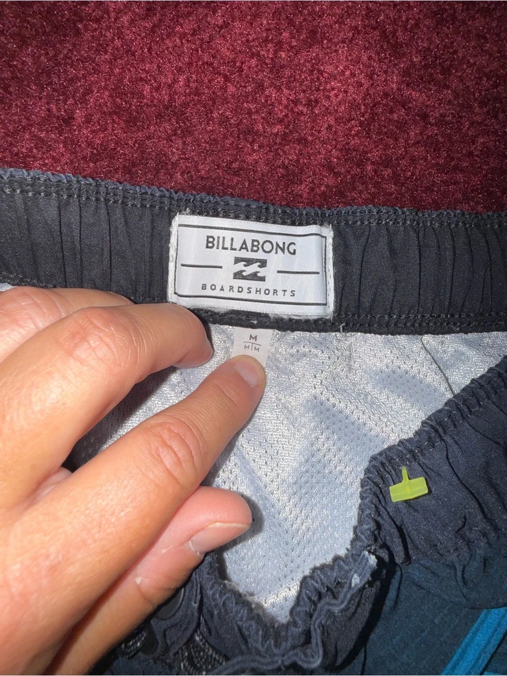 Billabong youth boys board shorts blue pocket mesh lining